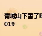 青城山下雪了吗2019年8月 青城山下雪了吗2019 