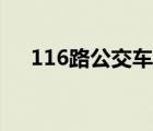 116路公交车路线站点 116公交车线路 