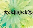 大ck和小ck怎么区分 ckjeans和ck的区别 