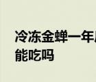 冷冻金蝉一年后化开还活吗 金蝉冷冻一年还能吃吗 