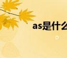 as是什么意思 art是什么意思 