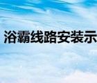 浴霸线路安装示意图片 浴霸线路安装示意图 