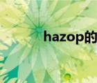 hazop的六个分析步骤 hazop 