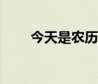 今天是农历几九呀 今天是农历几九 